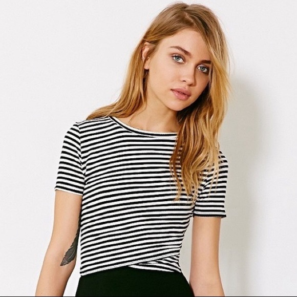 Urban Outfitters Tops - Urban Outfitters Silence + Noise striped crop top